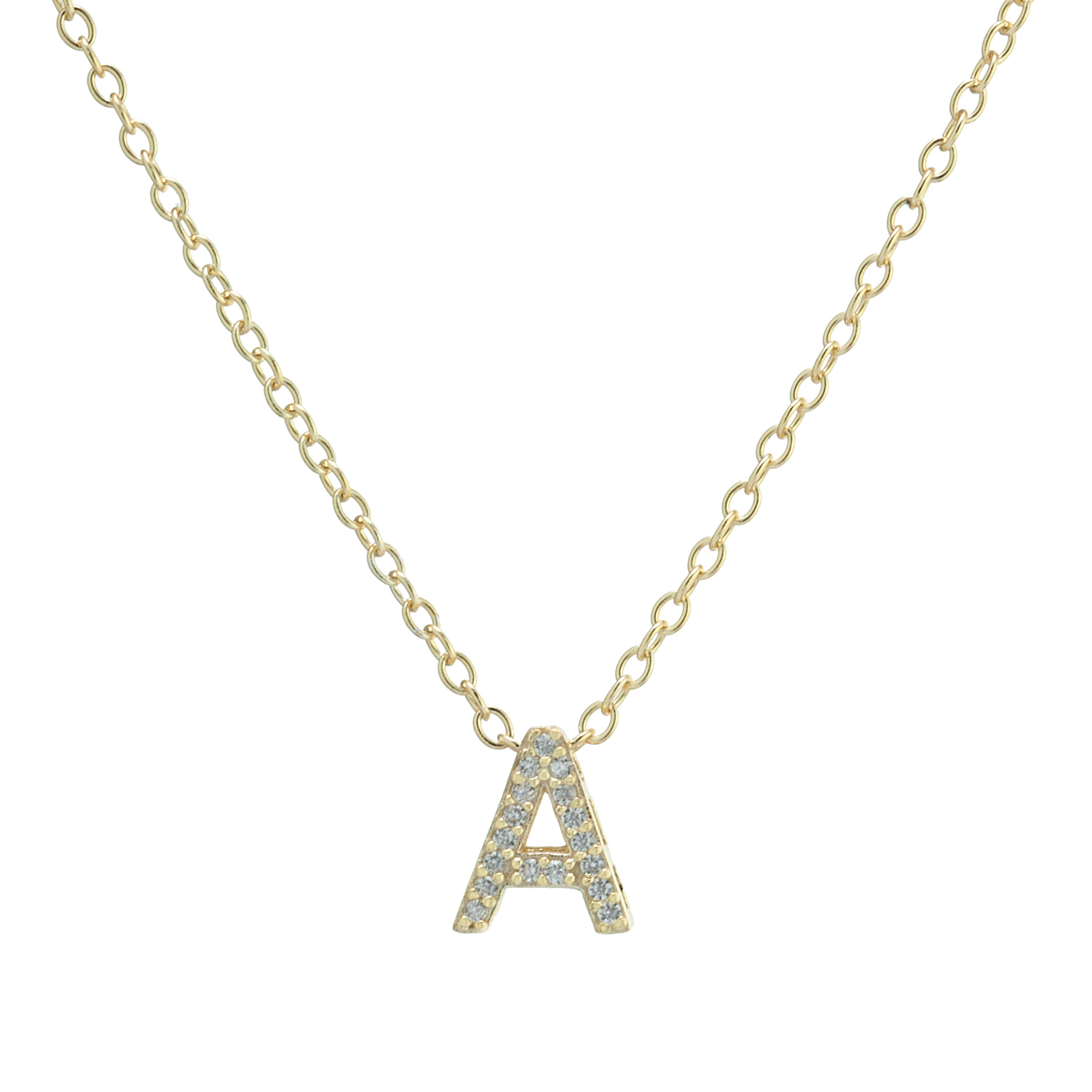 Shining Letter Necklace